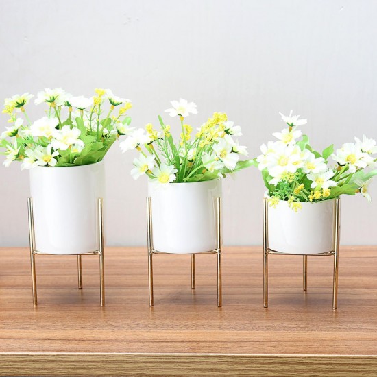 Ceramic Flower Plant Succulent Pot Indoor Rack Garden Display Stand Planter Holder Decor Ceramic Flower Plant Succulent Pot Indoor Rack Garden Display Stand Planter Holder Decor