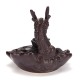 Ceramic Glaze Dragon Censer Backflow Incense Burner Waterfall Smoke Cone Sticks Holder