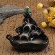 Ceramic Incense Cone Burner Smoke Backflow Tower Holder Home Censer Decor