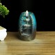 Ceramic Mountain Waterfall Smoke Backflow Incense Burner Cones Holder Decorations