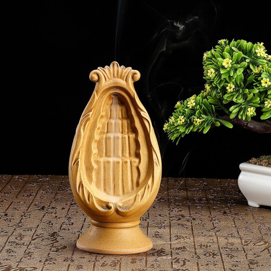 Ceramic Mountain Waterfall Smoke Backflow Incense Burner Holder Home Decorations Ceramic Mountain Waterfall Smoke Backflow Incense Burner Holder Home Decorations