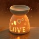 Ceramic Oil Burner Hollow Wax Melt Burner Aromatherapy Tea Light Candle Holder