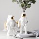 Ceramic Space Man Sculpture Astronaut Cosmonaut Vase Ornament Statue Money Pot Ceramic Space Man Sculpture Astronaut Cosmonaut Vase Ornament Statue Money Pot