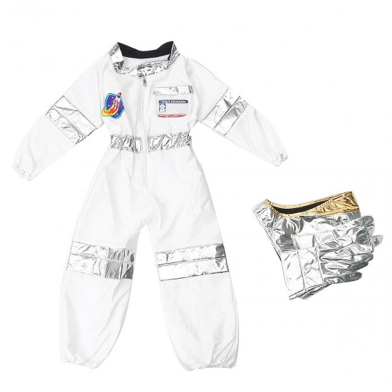 Childs Kids Astronaut Costume Space Suit Toddler Astronaut Role Play Props