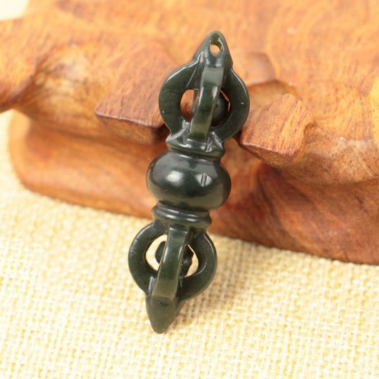 Chinese Natural Hetian Jade Hand-carved Hetian Jade Pendant Buddhist Pendant Chinese Natural Hetian Jade Hand-carved Hetian Jade Pendant Buddhist Pendant