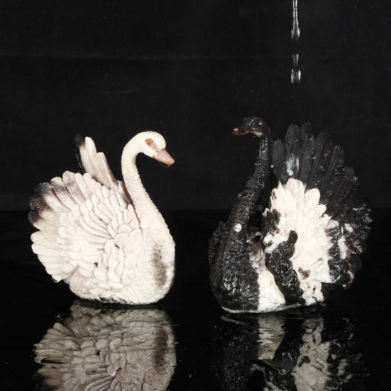 Chinese Tea Pet Color Change Resin Black Swan Tea Play Tray Ornaments Animal Chinese Tea Pet Color Change Resin Black Swan Tea Play Tray Ornaments Animal