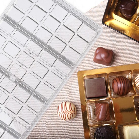 Chocolate Bar Mold Eco-friendly Plastic Baking Pastry Mould Cozinha Kitchen Tool Chocolate Bar Mold Eco-friendly Plastic Baking Pastry Mould Cozinha Kitchen Tool
