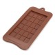 Chocolate Mold Mould Bar Break Apart Choc Block Ice Tray Silicone Cake Baking Mold