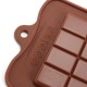 Chocolate Mold Mould Bar Break Apart Choc Block Ice Tray Silicone Cake Baking Mold