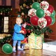 Christmas Balloons Colorful Christmas Decoration Latex Balloons Party Supplies