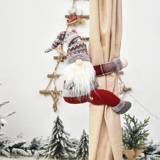 Christmas Curtain Tieback Tie Back Ball Buckle Clip Holdback for Curtain Decoration Christmas Curtain Tieback Tie Back Ball Buckle Clip Holdback for Curtain Decoration