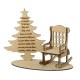 Christmas In Heaven DIY Wooden Remembrance Loved One Tree Decorations Craft