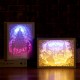 Christmas LED Carving Night Light 3D Shadow Paper Sculptures Lamp Lamp LED Gift Home Desk Decorations