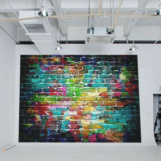 Colorful Brick Wall Photography Backdrop for Photography Photo Studio Background
