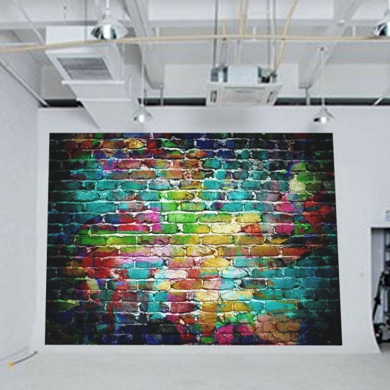 Colorful Brick Wall Photography Backdrop for Photography Photo Studio Background Colorful Brick Wall Photography Backdrop for Photography Photo Studio Background