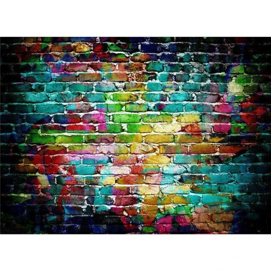 Colorful Brick Wall Photography Backdrop for Photography Photo Studio Background