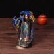 Colorful LED Dragon Incense Burner Backflow Censer Holder Buddhism Home Decor