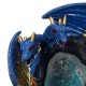 Colorful LED Dragon Incense Burner Backflow Censer Holder Buddhism Home Decor