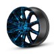 Cool Blue Fire Hydrographic Water Transfer Film Hydro Dipping DIP Print All Car Decorations Cool Blue Fire Hydrographic Water Transfer Film Hydro Dipping DIP Print All Car Decorations