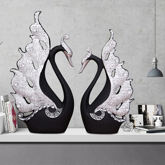 Couple Swan Ornament House Decorations Accessories Living Room TV Cabinet Wedding Gifts Couple Swan Ornament House Decorations Accessories Living Room TV Cabinet Wedding Gifts