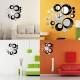 Creative DIY 3D Mirror Wall Acrylic Clock Sticker Unique Big Number Modern Decorations Creative DIY 3D Mirror Wall Acrylic Clock Sticker Unique Big Number Modern Decorations