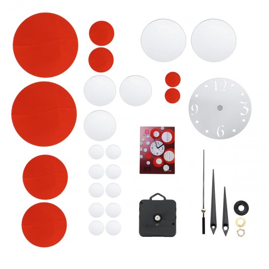 Creative DIY 3D Mirror Wall Acrylic Clock Sticker Unique Big Number Modern Decorations Creative DIY 3D Mirror Wall Acrylic Clock Sticker Unique Big Number Modern Decorations