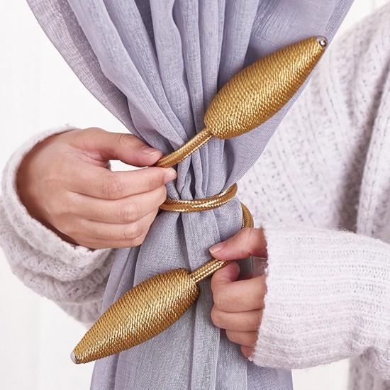 Creative Design Buckle Style Curtain Tieback Simpler Window Curtain Rope Creative Design Buckle Style Curtain Tieback Simpler Window Curtain Rope