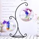 Creative Hanging Holder Crystal Terrarium Container Vase With Glass Ball Vase Pot Iron Stand Holder Decorations Creative Hanging Holder Crystal Terrarium Container Vase With Glass Ball Vase Pot Iron Stand Holder Decorations