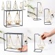 Creative Nordic Style Light Luxury Candle Holder Table Romantic Wedding Decor Crafts Storage