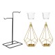 Creative Nordic Style Light Luxury Candle Holder Table Romantic Wedding Decor Crafts Storage