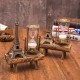 Creative Retro Tower Wooden Hourglass Decorations Ornaments Paris Sandglass Eiffel Tower