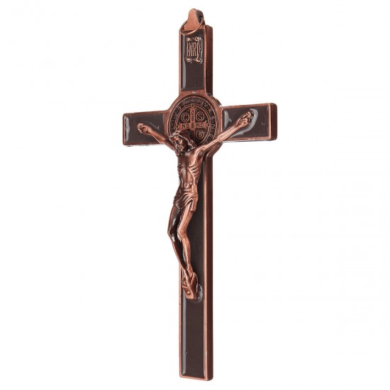 Crucifix Cross Jesus INRI Catholic Altar Religious Necklace Pendant Christ Decor