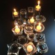 Crystal Cylinder Vases Tea Light Candle Centerpieces Holder Candlestick Wedding Decor