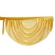 Customized Gold Ice Silk Satin Wedding Backdrop Swags Curtain Party Stage Wedding Decor Supplies Customized Gold Ice Silk Satin Wedding Backdrop Swags Curtain Party Stage Wedding Decor Supplies