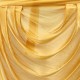 Customized Gold Ice Silk Satin Wedding Backdrop Swags Curtain Party Stage Wedding Decor Supplies