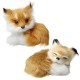 Cute Plush Stuffed Little Animal Sitting Sleeping Simulation Toy Animal Birthday Gift Home Decorations