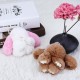 Cute Rabbit Key Chain Soft Bunny Fluffy Doll Bag Pendant Car Keyring Cute Rabbit Key Chain Soft Bunny Fluffy Doll Bag Pendant Car Keyring