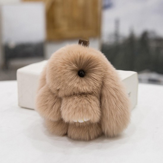 Cute Rabbit Key Chain Soft Bunny Fluffy Doll Bag Pendant Car Keyring Cute Rabbit Key Chain Soft Bunny Fluffy Doll Bag Pendant Car Keyring