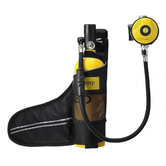 1L Portable Scuba Tank Diving Oxygen Dive Equipment + Inflator Pump Kit 1L Portable Scuba Tank Diving Oxygen Dive Equipment + Inflator Pump Kit