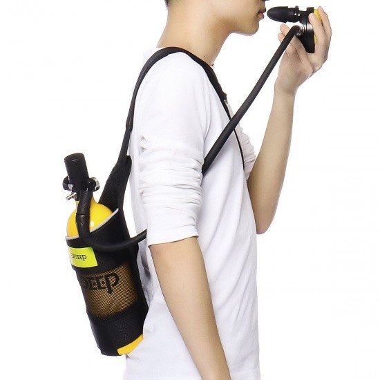 1L Portable Scuba Tank Diving Oxygen Dive Equipment + Inflator Pump Kit 1L Portable Scuba Tank Diving Oxygen Dive Equipment + Inflator Pump Kit