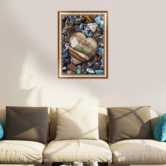 DIY 5D Full Diamond Embroidery Heart Stone Painting Cross Stitch Wall Home Decorations DIY 5D Full Diamond Embroidery Heart Stone Painting Cross Stitch Wall Home Decorations