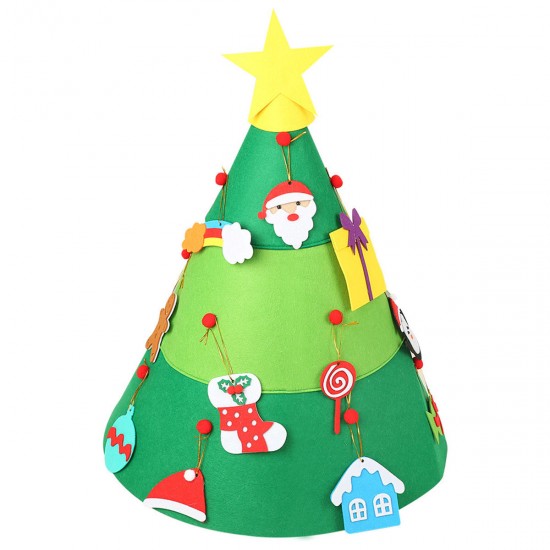 DIY Christmas Tree Ornaments Home Decorations Educational Toys Gifts For Kids