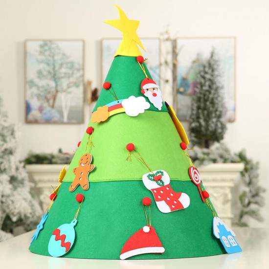 DIY Christmas Tree Ornaments Home Decorations Educational Toys Gifts For Kids