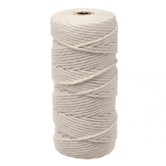 DIY Craft Cord Yarn Natural Cotton Wooden Bead Kit Tapestry Macrame Wall Hanging DIY Craft Cord Yarn Natural Cotton Wooden Bead Kit Tapestry Macrame Wall Hanging