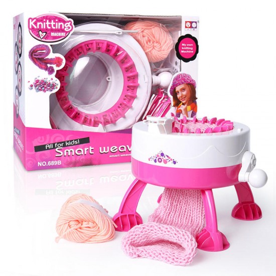 DIY Hand Knitting Machine Weaving Loom for Scarf Hat Kids Pretend Play Toys DIY Hand Knitting Machine Weaving Loom for Scarf Hat Kids Pretend Play Toys