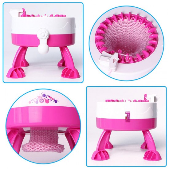 DIY Hand Knitting Machine Weaving Loom for Scarf Hat Kids Pretend Play Toys DIY Hand Knitting Machine Weaving Loom for Scarf Hat Kids Pretend Play Toys