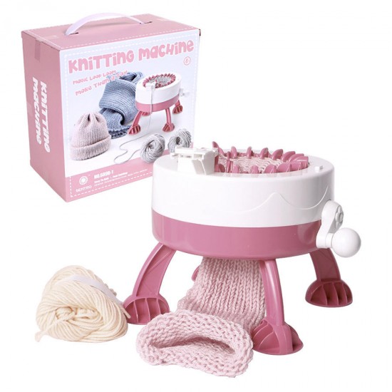DIY Hand Knitting Machine Weaving Loom for Scarf Hat Kids Pretend Play Toys DIY Hand Knitting Machine Weaving Loom for Scarf Hat Kids Pretend Play Toys