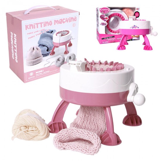 DIY Hand Knitting Machine Weaving Loom for Scarf Hat Kids Pretend Play Toys DIY Hand Knitting Machine Weaving Loom for Scarf Hat Kids Pretend Play Toys