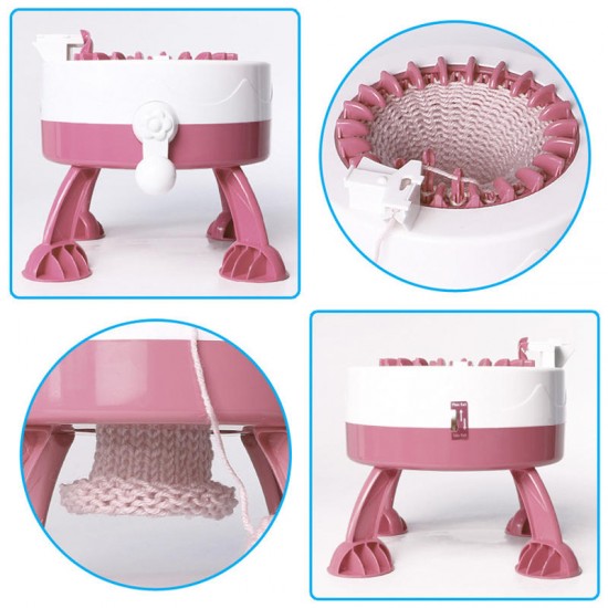 DIY Hand Knitting Machine Weaving Loom for Scarf Hat Kids Pretend Play Toys DIY Hand Knitting Machine Weaving Loom for Scarf Hat Kids Pretend Play Toys