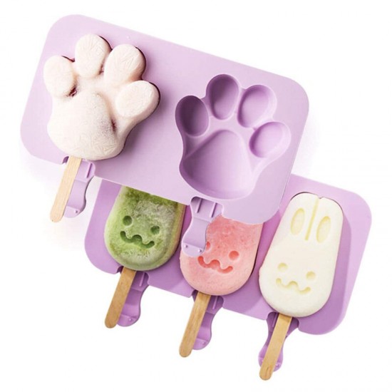 DIY Homemade Ice Cream Silicone Ice Cream Mould Summer Ice Cream Mould